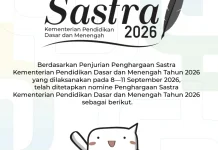 Dua Sastrawan Lampung Masuk Nominasi Penghargaan Sastra Kemendikdasmen 2026