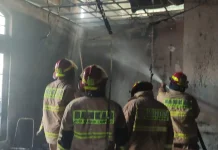Korsleting Listrik Diduga Picu Kebakaran Ruang Kantor Bengkel di Sukarame