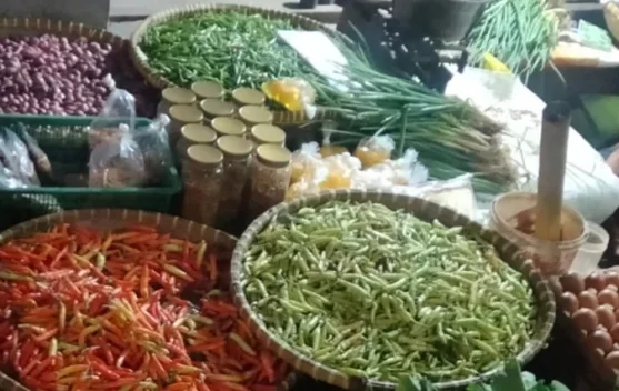 Pedagang Pasar Smep Sebut Harga Cabai Turun Pekan Ini