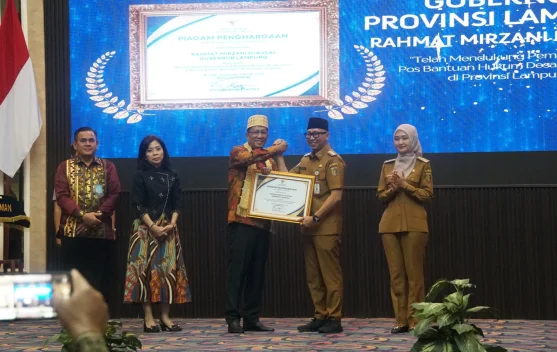 Kemenkum Resmikan 2.651 Posbankum Desa dan Kelurahan di Lampung