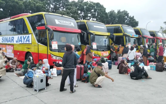Delapan Bus Mudik Gratis Layani Arus Balik