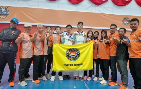 Taekwondo Lampung Raih 7 Medali di Kejurnas Usai Tumbangkan Lawan Kuat