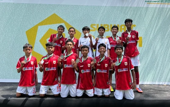 Dua Pemain Lampung Bawa Timnas U14 Runner Up