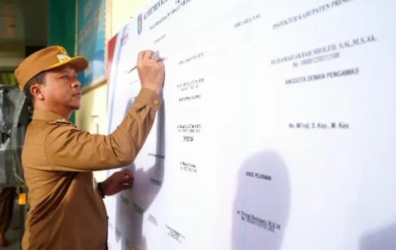 Bupati Pringsewu Canangkan Zona Integritas di RSUD Pringsewu