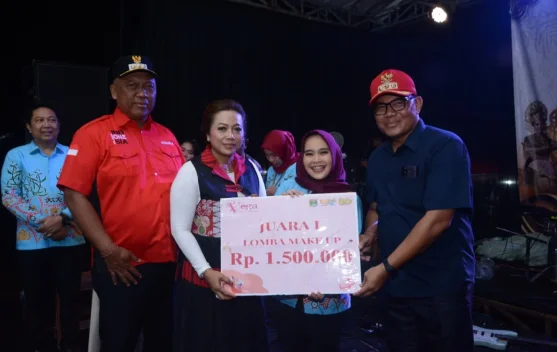 Camat se-Lampung Tengah Adu Kreativitas di Lomba Makeup HUT ke-80