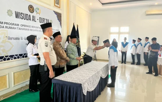Rutan Bandar Lampung Gelar Wisuda Al-Qur'an Program OBBA