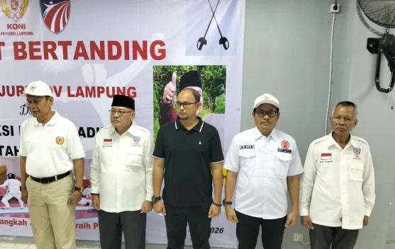 KONI Apresiasi Prestasi Atlet Anggar Lampung Nasional