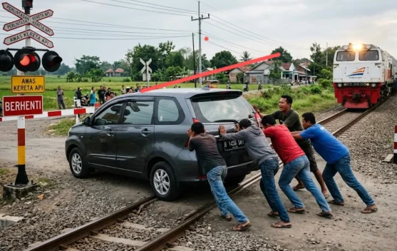 Benarkah Rel Kereta Bikin Motor Mogok? Ini Penjelasan Ahli