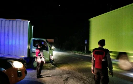 Sat Samapta Polres Mesuji Intensifkan Patroli di Exit Tol Simpang Pematang