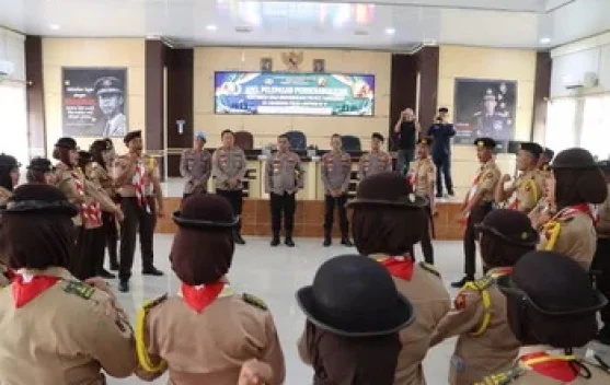 Kapolres Tanggamus Lepas Kontingen Saka Bhayangkara Ikuti Lokabhara