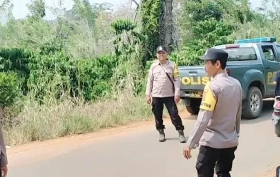 Polsek Tanjung Raja Pasang QR Janji Jaga Tingkatkan Pelayanan kepada Masyarakat