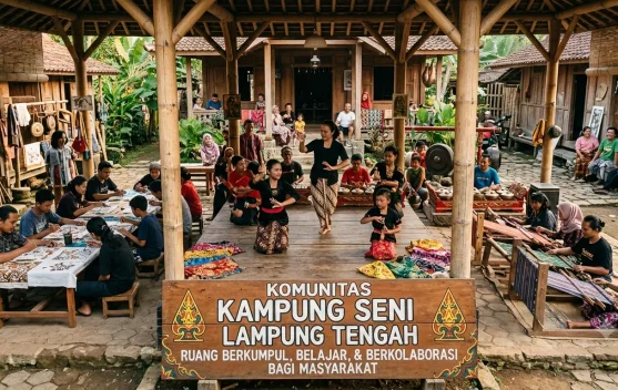 Kampung Seni Bangun Literasi Generasi Muda