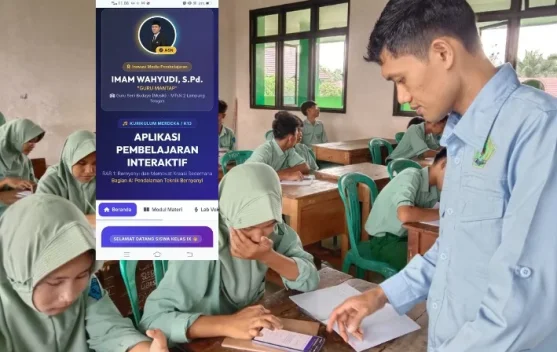 Guru MTsN 2 Lampung tengah Kembangkan Aplikasi Belajar Seni Musik