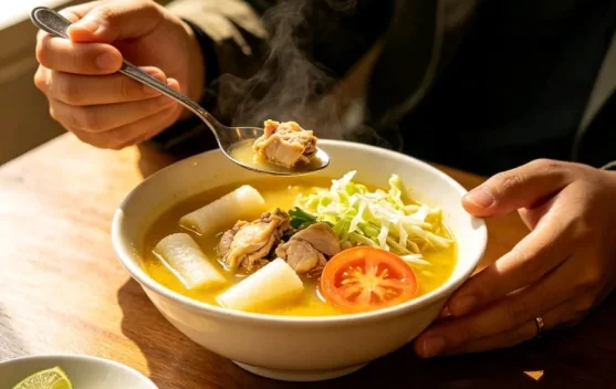 Resep dan Cara Membuat Soto Banjar yang Otentik, Gurih, dan Kaya Rempah