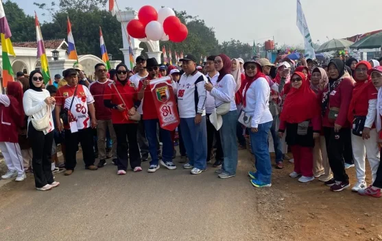 Desa Negeri Sakti Gelar Jalan Sehat Meriahkan HUT RI ke-81 Tahun 2026