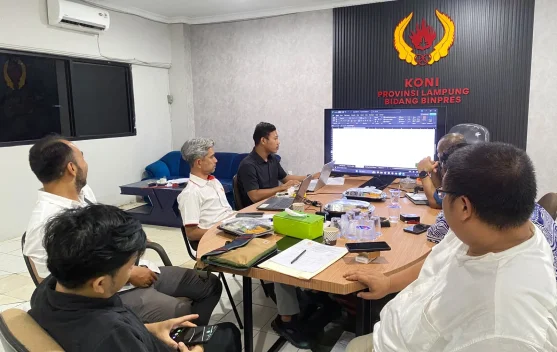 KONI Lampung Evaluasi Hasil Tes Fisik Atlet PON Bela Diri Manado