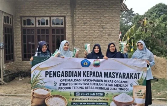 Polinela Sulap Menir Beras Organik Jadi Tepung Beras Bernilai Jual Tinggi