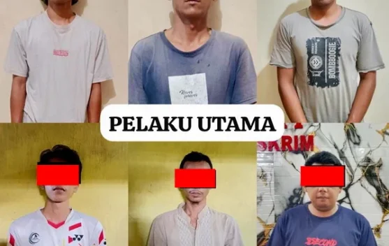 Polsek Seputih Mataram Amankan Pelaku dan Penadah Pencurian Ban Milik PT GPM