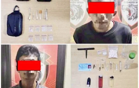 Tekab 308 Polsek Terbanggi Besar Ringkus Dua Pelaku Narkoba