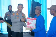 Kapolda Pimpin Penanaman Jagung Serentak di Pesawaran
