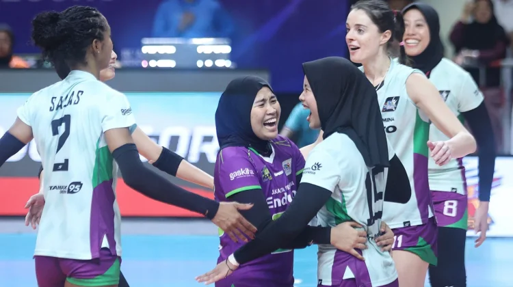 JPE Kokoh di Puncak Klasemen usai Taklukan Popsivo Polwan