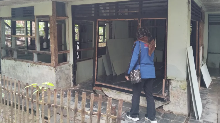 Rumah Warga di Karangjaya Tasikmalaya Terdampak Pergerakan Tanah