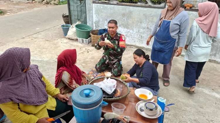 Komsos TMMD Reguler ke-127, Perkuat Kebersamaan dengan Warga