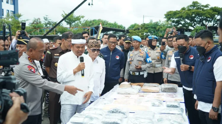 Polda Jabar Musnahkan 28,9 kg Sabu, Hasil Pengungkapan