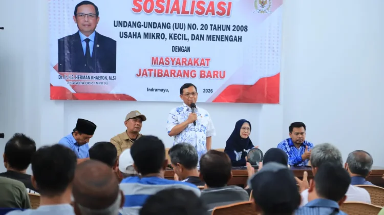 Anggota DPR RI Herman Khaeron Bersama  Ratnawati Sosialisasikan UU No 20 Tahun