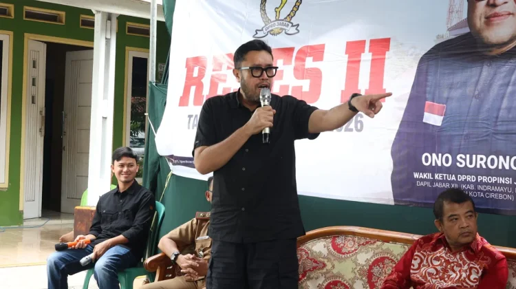 Serap Aspirasi Warga Telukagung, Ono Surono Soroti Fungsi Embung
