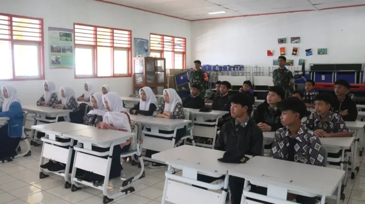 TMMD Kodim/0624 Tingkatkan Kesadaran Hidup Sehat bagi Pelajar