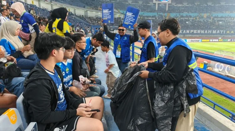 3,6 Ton Sampah dari Stadion GBLA Sukses Dikelola