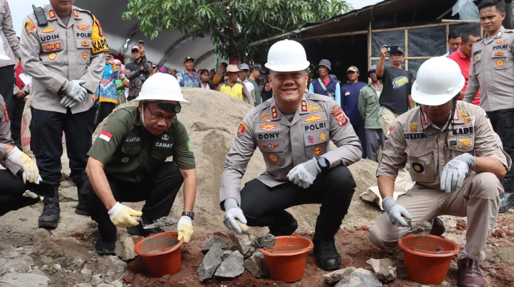Polres Subang Rehab Tiga Unit Rutilahu di Pantura