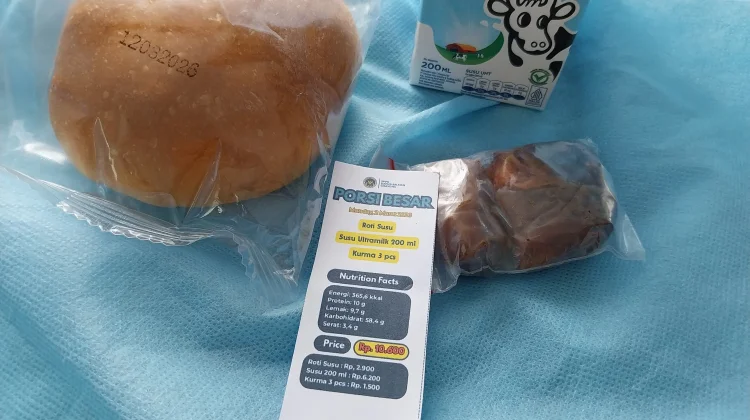 Menu MBG di Tasikmalaya, Dilengkapi Keterangan Kandungan Gizi Menu Makanan