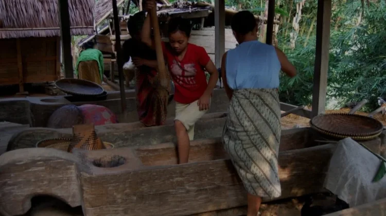 Jubleg Alat Tradisional Penumbuk Padi yang Penuh Nilai