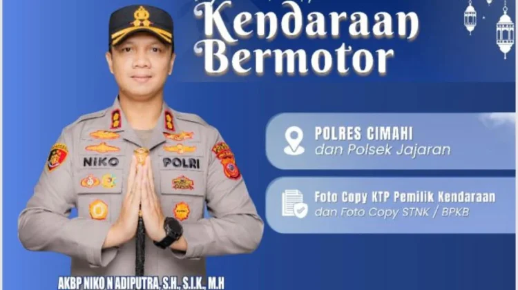 Polres Cimahi Sediakan Penitipan Kendaraan Gratis di 13 Polsek saat Mudik Lebaran