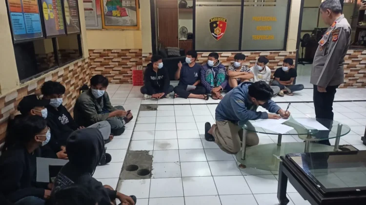 Polisi Amankan 15 Motor Diduga Terlibat Balap Liar di Bandung