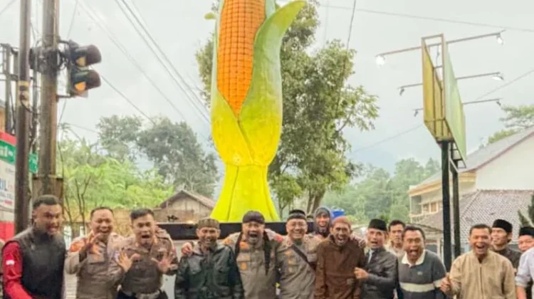 Tugu Jagung Ciherang Nagreg, Simbol Dukungan Ketahanan Pangan