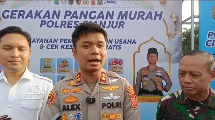 Polres Cianjur Gelar Gerakan Pangan Murah