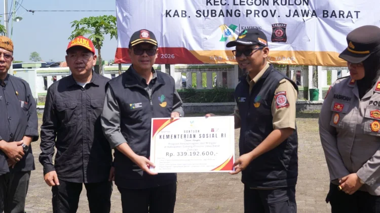 Wabup Kukuhkan Kampung Siaga Bencana Desa Mulyasari Legonkulon