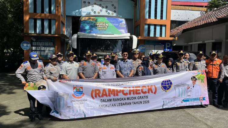 Pemkot Cimahi Lakukan Ramp Check Bus Mudik Gratis 2026, Pastikan Armada Layak Jalan