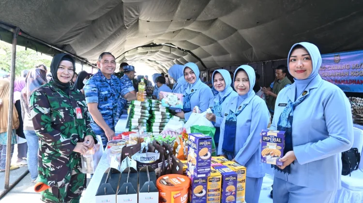 Bazar Ramadan TNI Serentak Digelar di Lanud Sulaiman