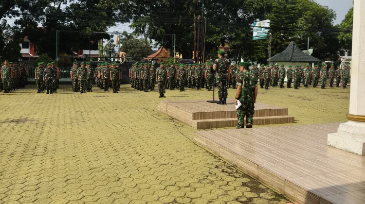 Dandim 0605/Subang Ratusan Personil yang Cuti Lebaran
