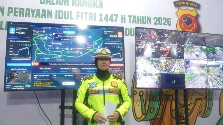 Polisi di Bandung Manfaatkan CCTV Berbasis AI untuk Pantau Arus Mudik