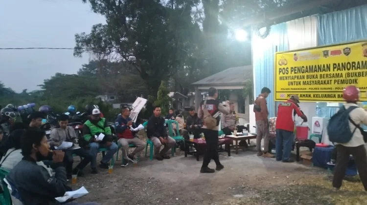 Buka Beraama Gratis di Pos PAM Pamanukan Diserbu Para Pemudik