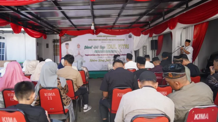 Silaturahmi Idulfitri, Danrem 062/Tn Pererat Kebersamaan Prajurit dengan Warga
