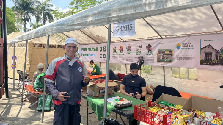 Posko Baznas Jabar di Cimahi Sediakan Tempat Istirahat Gratis bagi Pemudik