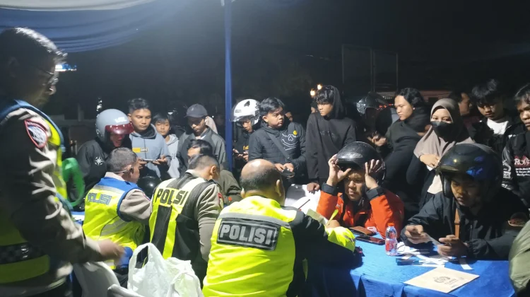 Untuk Kenyamanan Masyarakat Polres Tertibkan Knalpot Brong