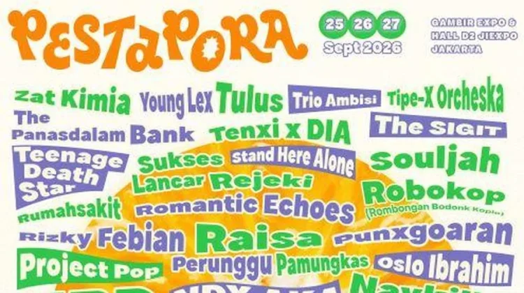 Festival Musik Pestapora digelar September 2026