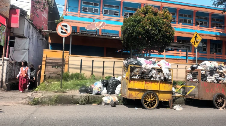 Sejumlah Titik di Jalan Martadinata Tasikmalaya, Kembali dipenuhi Sampah